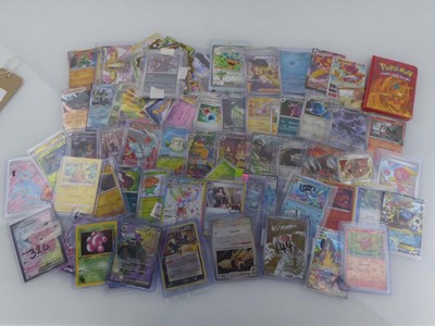 Lot Assortment of Sleeved & Top Loaded Pokémon...