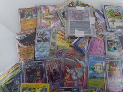 Lot Assortment of Sleeved & Top Loaded Pokémon...