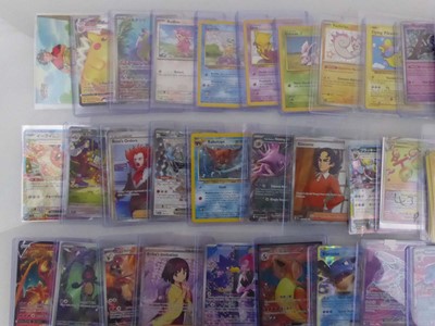 Lot Qty of sleeved/top loaded Pokémon cards from...