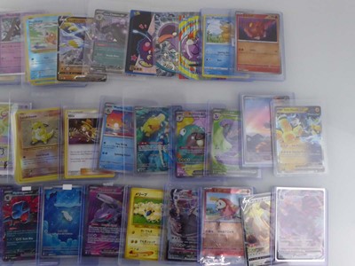 Lot Qty of sleeved/top loaded Pokémon cards from...