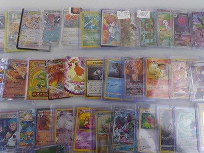 Lot Qty of sleeved/top loaded Pokémon cards from...