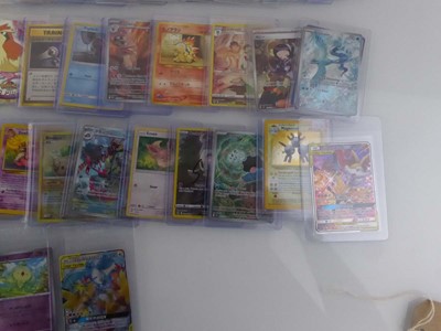 Lot Qty of sleeved/top loaded Pokémon cards from...