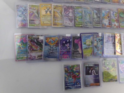 Lot Qty of sleeved/top loaded Pokémon cards from...