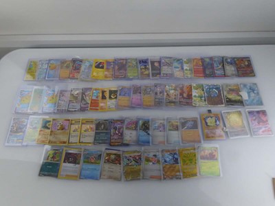 Lot Qty of sleeved/top loaded Pokémon cards from...