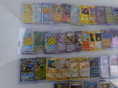 Lot Qty of sleeved/top loaded Pokémon cards from...