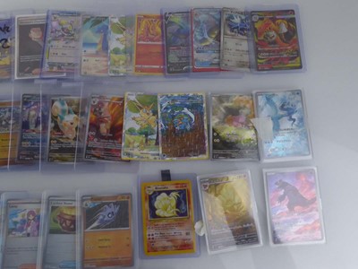 Lot Qty of sleeved/top loaded Pokémon cards from...