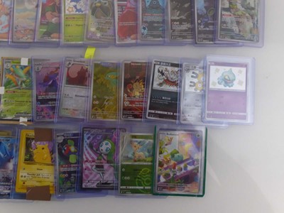 Lot Qty of sleeved/top loaded Pokémon cards from...