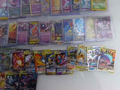 Lot Qty of sleeved/top loaded Pokémon cards from...