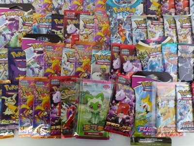 Lot Approximately 90 Assorted Pokémon Booster...