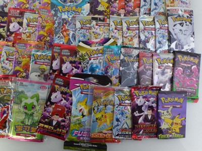 Lot Approximately 90 Assorted Pokémon Booster...