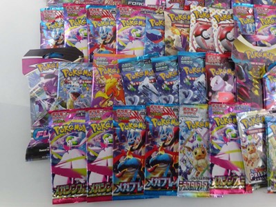 Lot Approximately 90 Assorted Pokémon Booster...