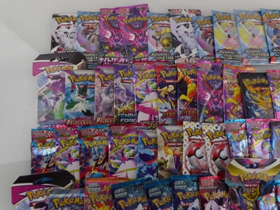 Lot Approximately 90 Assorted Pokémon Booster...