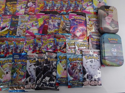 Lot Approximately 90 Assorted Pokémon Booster...