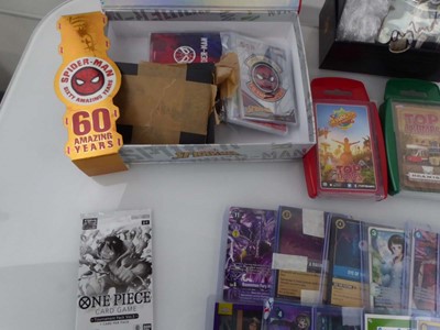 Lot Qty of assorted trading card product/ to...
