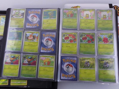 Lot x3 Pokémon Binders containing an assortment of...