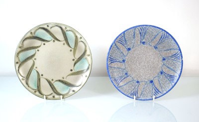 Lot 208 - Two Royal Lancastrian cabinet plates number...