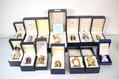 Lot 228 - A group of fifteen boxed Halcyon Days figures...