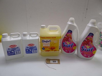 Lot 3649 - De-ionised water, Comfort fabric conditioner...