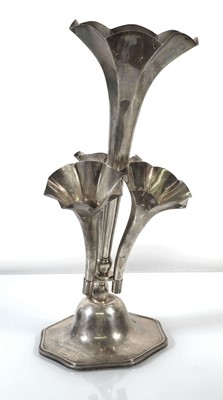Lot 256 - A late Victorian silver epergne inscribed 'The...