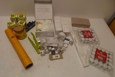 Lot 3774 - Selection of candles to include Rituals etc