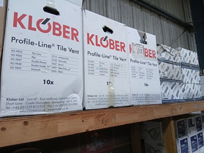 Lot 60 - 15 boxes of Klober, European plastics and...