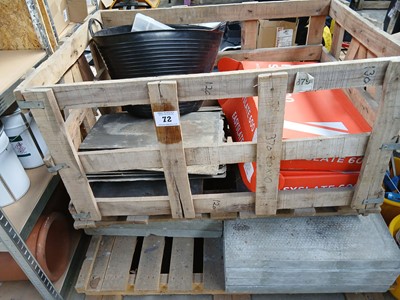 Lot 72 - Pallet with large sqaure pavers, reclaimed...