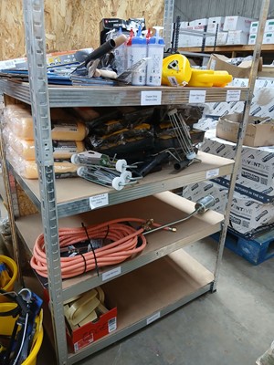 Lot 74 - The contents of rack comprising chalk markers,...