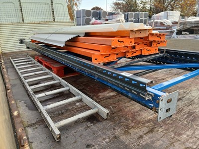 Lot 189 - Assorted pallet racking comprising assorted...