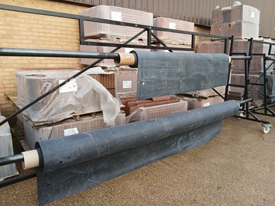 Lot 317 - 4 large incomplete rolls of waterproof roofing...