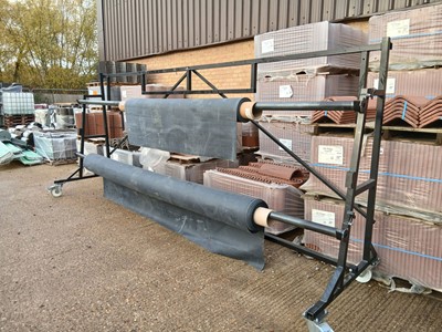 Lot 318 - Approx. 4m wide heavy duty roll material...