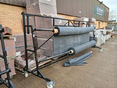 Lot 319 - Approx. 4m wide heavy duty roll material...