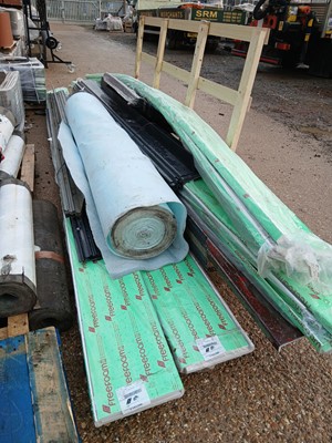 Lot 320 - Qty of various white fascia and soffit board,...