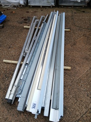 Lot 323 - Range of metal roofing profile and 2 scaffold...