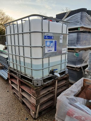 Lot 190 - 1/3 full IBC containing Clear Air Blue adblue...