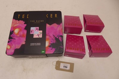 Lot 3788 - Ted Baker advent calendar plus x4 Tropic sets