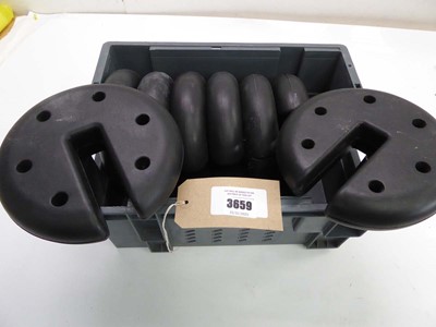 Lot 3659 - Set of 8 gazebo leg weights