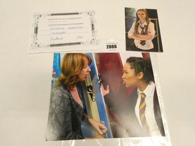 Lot 2066 - 2x photographs of Waterloo Road TV series...