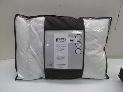 Lot 3663 - Surrey Down goose feather and down pillow