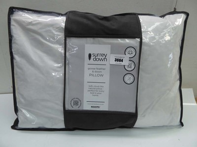 Lot 3664 - Surrey Down goose feather and down pillow