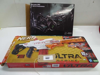 Lot 3667 - Nerf Ultra Strike gun and Mercedes AMG F1...