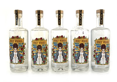 Lot 63 - 5 bottles of Bianca Del Rio Holy Vodka Limited...
