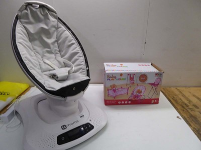 Lot 3670 - 4 moms baby rocker and Baby play house set