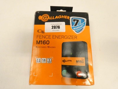 Lot 2076 - Gallagher M160 Fence Energizer