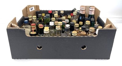 Lot 67 - Approx 60 assorted miniatures & small bottles...