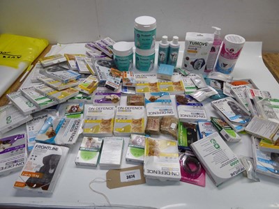 Lot 3674 - Pet health care products including Dental...