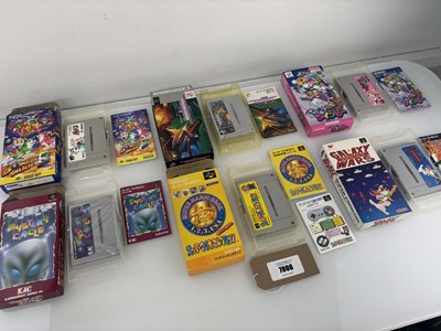Lot 6 x Boxed Nintendo Super Famicon games to...