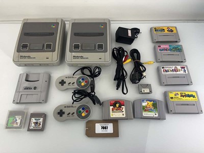 Lot 2x Super Famicon systems, Super GameBoy
