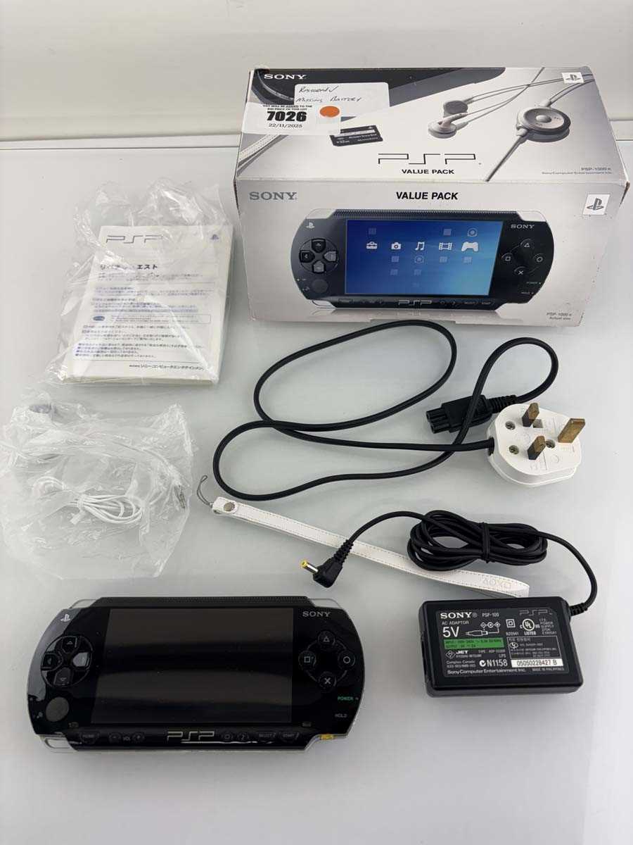 Lot 26.	Sony PlayStation Portable (no battery)