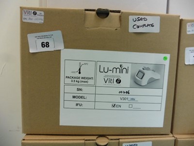 Lot 68 - VITL Lu-mini luminometer with box &...
