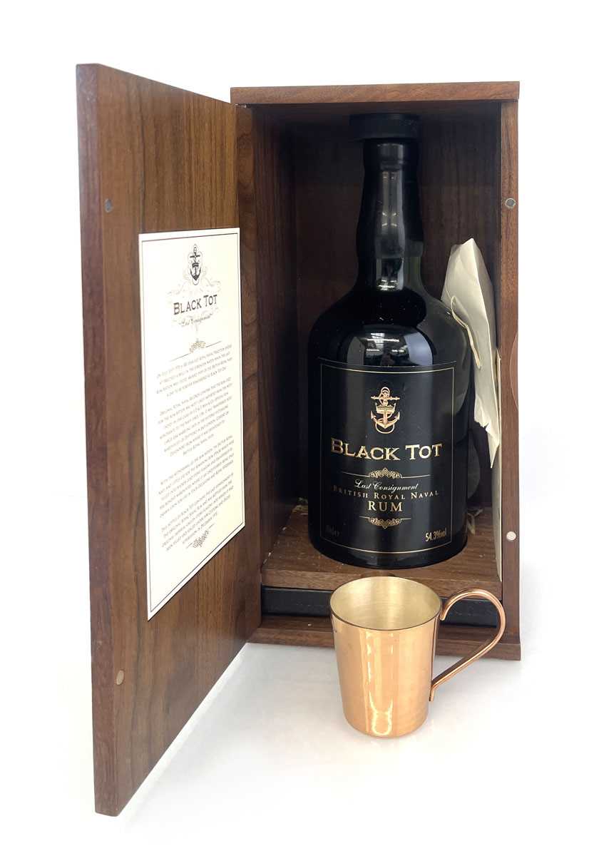 Lot 72 - A bottle of Black Tot Last Consigment British...